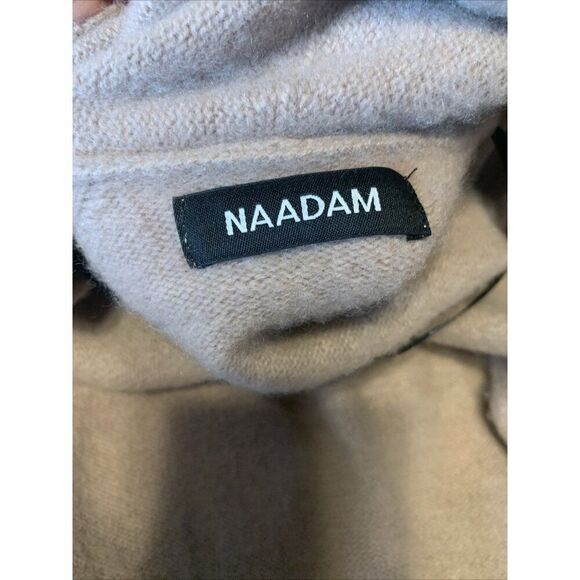 Naadam Authentic Solid Mauve Pink 100% Cashmere Cardigan Sweater Medium Large - Picture 5 of 7